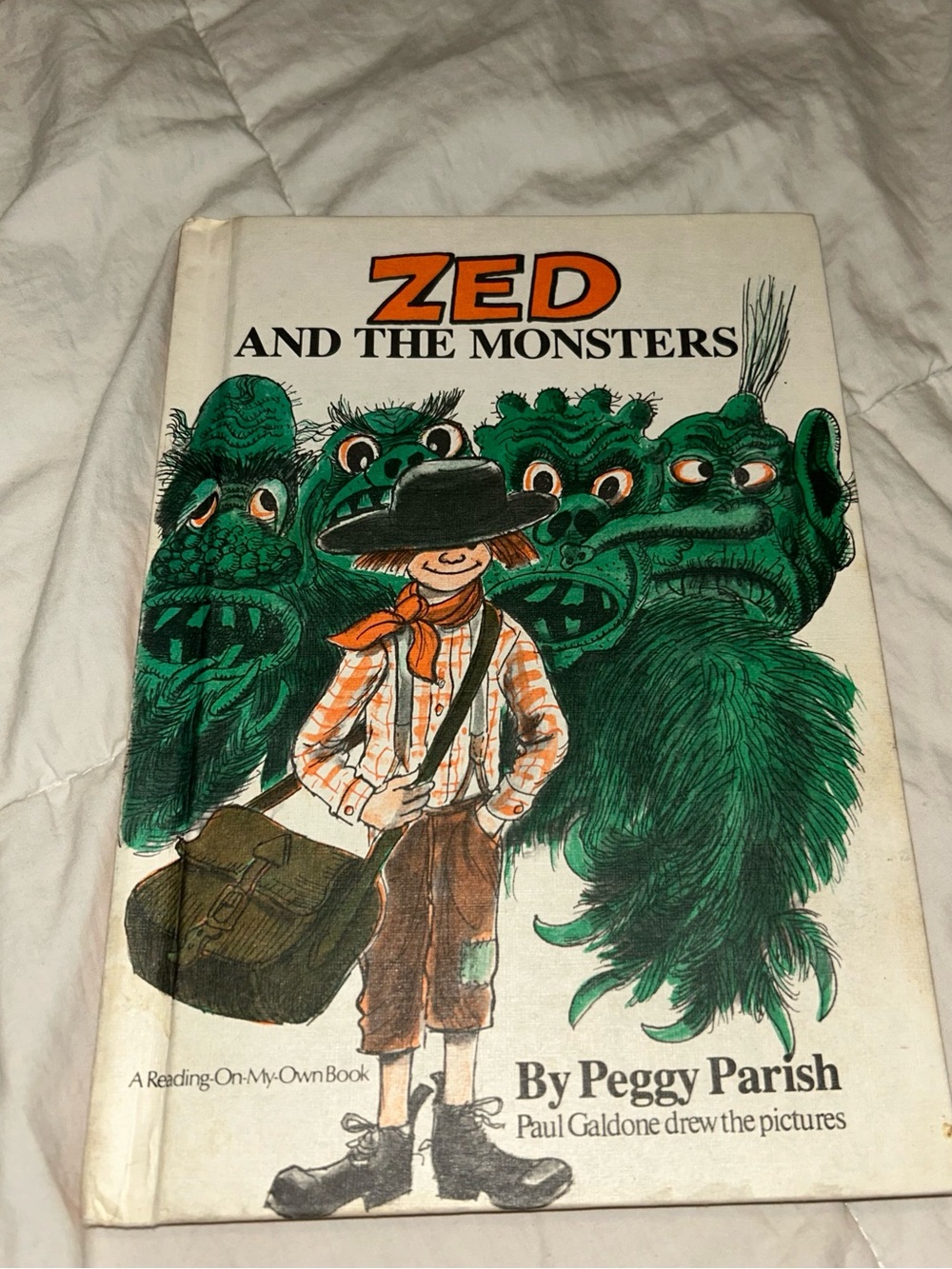 Zed And The Monsters By Peggy Parish, Vintage Hardcover, 1979